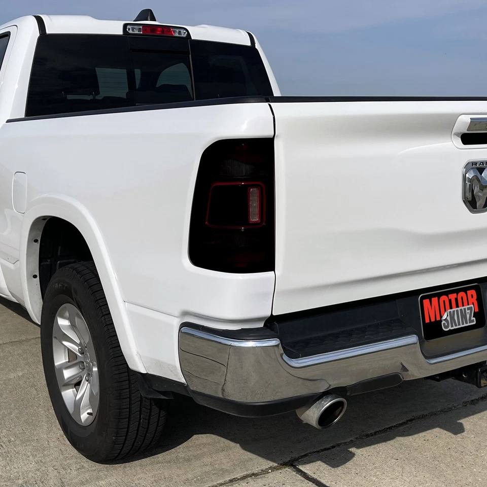 FOR 19-23 Dodge Ram 1500 Tail Light w/Sensor SMOKE Precut Vinyl Tint Overlays - Image 3 of 4