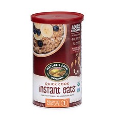 Nature'S Path Quick Cook Instant Whole Grain Rolled Oats Cereal  18 Oz