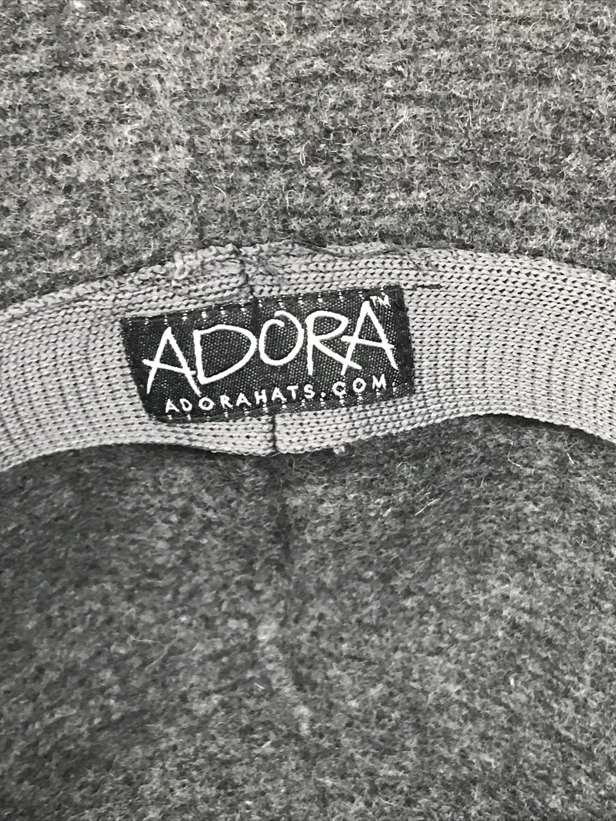 Adora Gray 100% Wool Hat Fedora - image 5