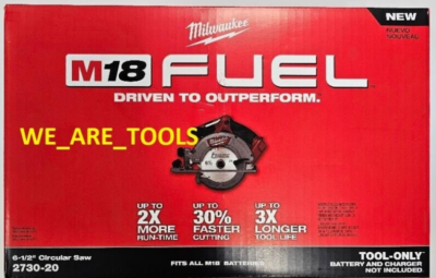 #ad #ad NEW IN BOX Milwaukee FUEL 2730 20 M18 Brushless Circular Saw 6 1 2quot; 18V 18 Volt $159.97
