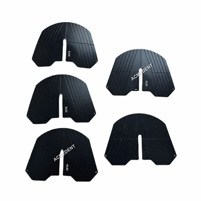 5Pcs Dental Denture Alignment Guide Frame Base Plate Fit Amann Girrbach