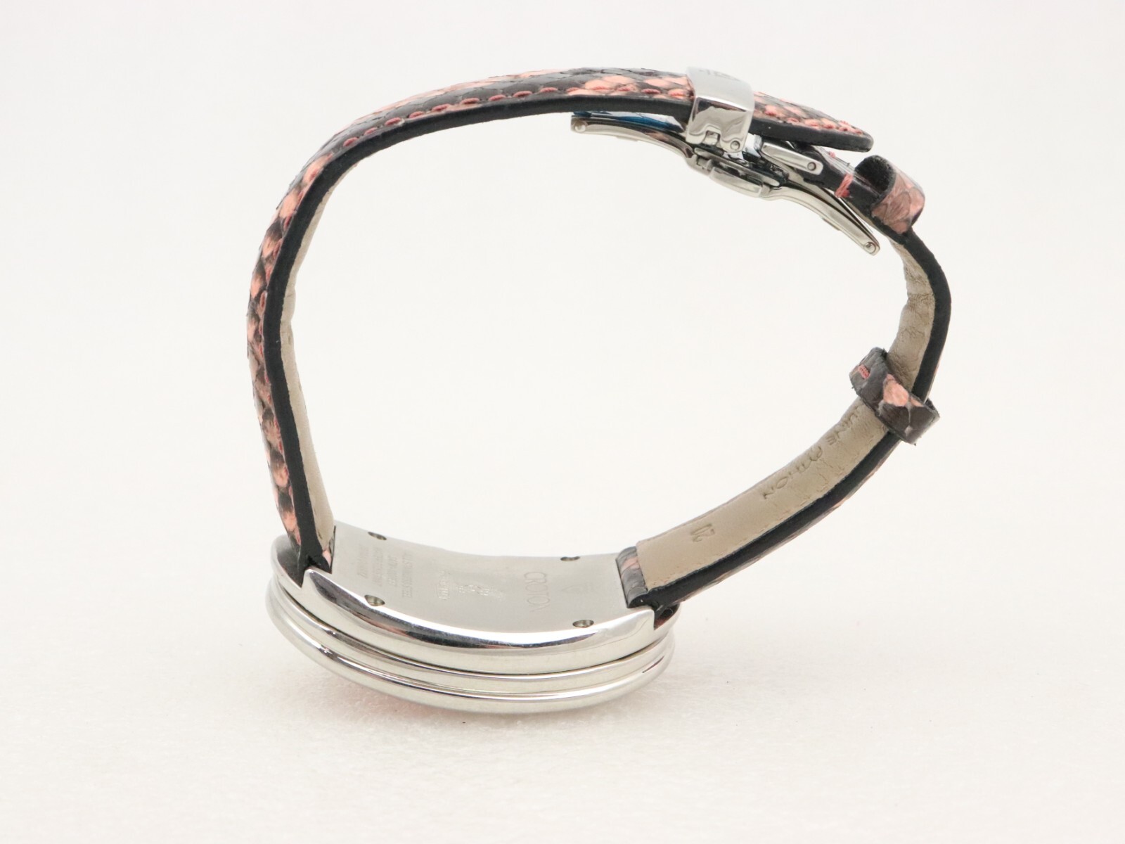 NEW BATT. Croton Crotalus Python Leather Chronogr… - image 9