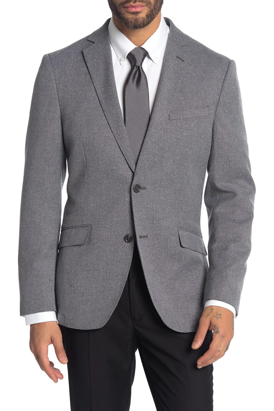 FILA Cappotto sportivo uomo The Savile Row Company Herringbone tuta slim fit taglia 44R