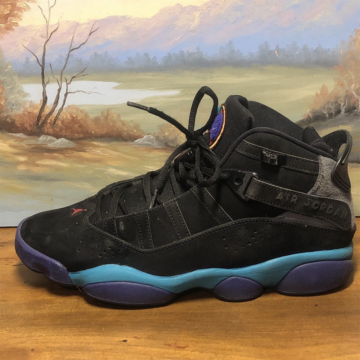 Size 8.5 - Air Jordan 6 Rings Aqua for sale online | eBay