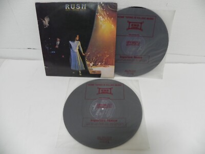 Rush Is Sample Rush - Exit Stage Left 1982 KOREA Sample Double Vinyl LP & NO BARCODE ...