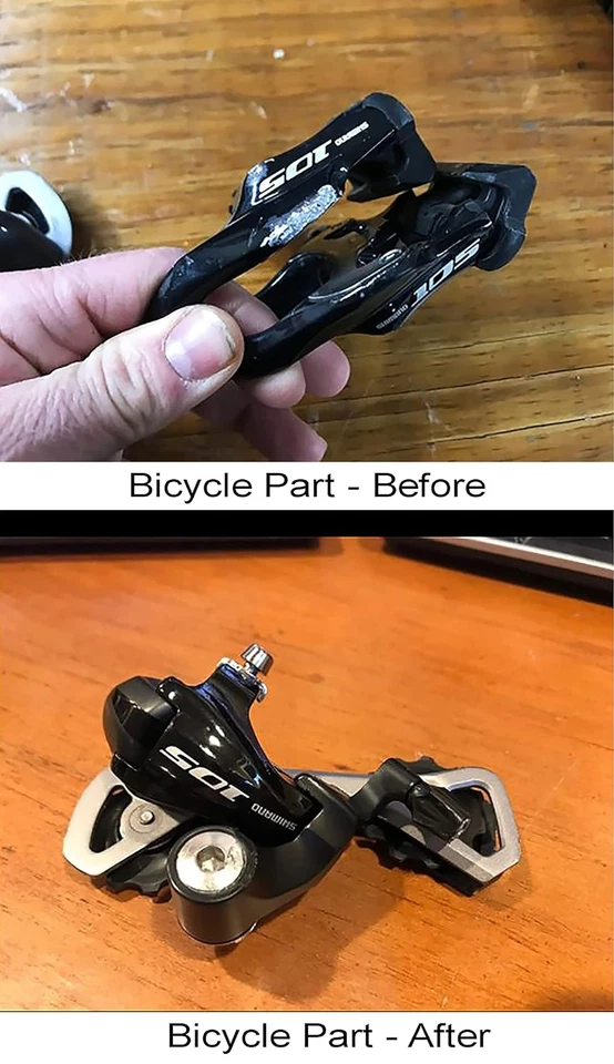 Inhibidor de óxido negro brillante Blackshell, recubrimiento preventivo de óxido resistente a los rayos UV 4 OZ Foto 3 de 4