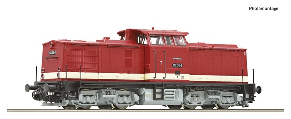 Roco 7390001 Tt Diesellok 114 298-3 Dr Ep Iv Mit Sound Neuheit 2024 Ovp+-image
