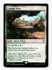 Canopy Vista [Commander: Final Fantasy] MTG Magic R - Battle Land 🌳⚪