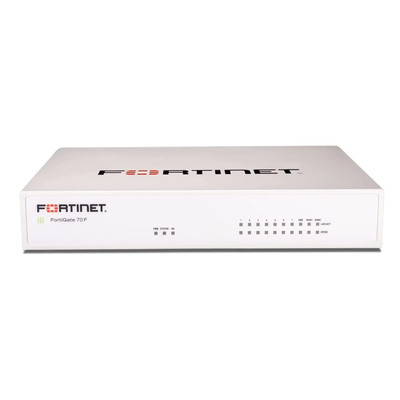 FortiNet FortiGate 70F Network Security/Firewall: FG-70F-BDL-95, 9 Ports