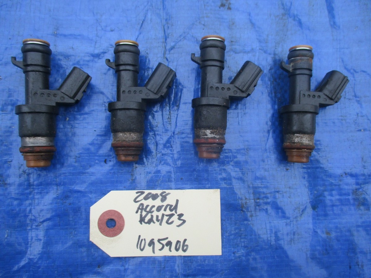 08-12 Honda Accord K24Z3 fuel injector set K24 engine motor OEM