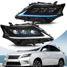 VLAND Pair LED Projector Headlights For Lexus RX350 RX450h FSport 2012-14 2015