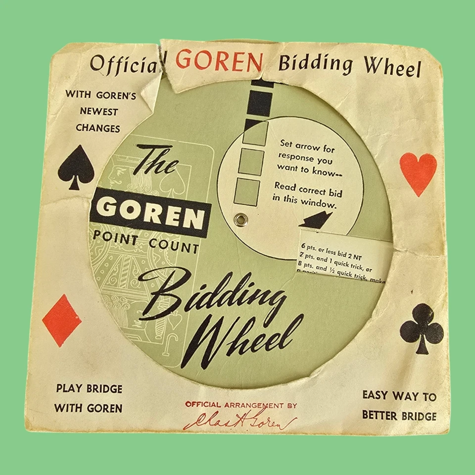 COMPLETE! 1964 Goren's Bridge For Two Vintage Card Game Milton Bradley  #4401 - Image 3 of 4