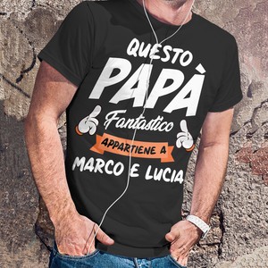 maglietta personalizzata papà