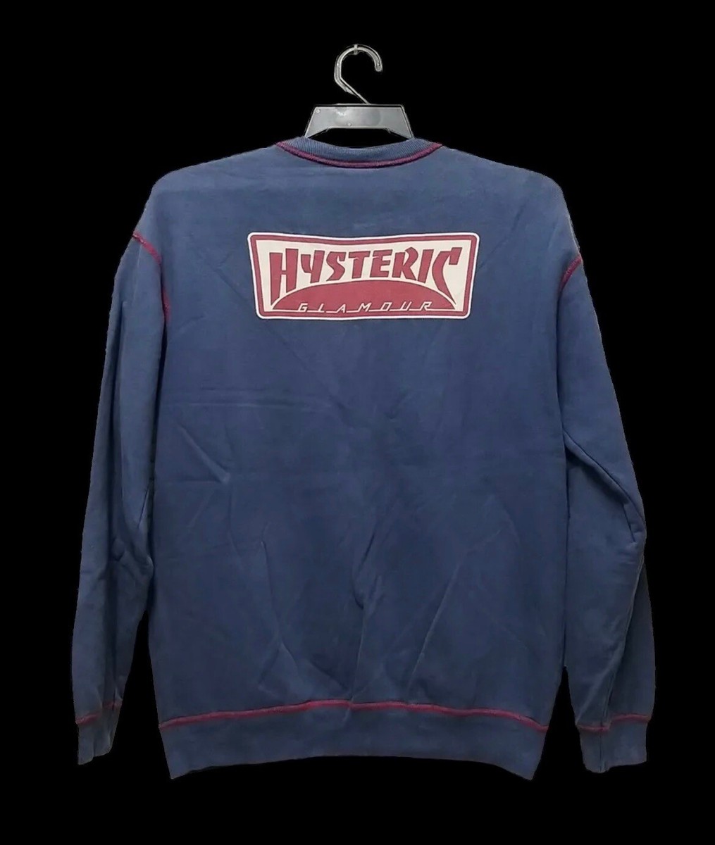 HYSTERIC GLAMOUR XL スウェット Vintage Hysteric Glamour Hoodie Full Zip Sweatshirt Big Logo