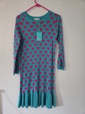 Posh peanut queen of hearts knit sweater dress