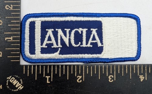 Lancia Italian Auto Embroidered Patch Iron Sew On Vintage Style Retro Jacket Hat