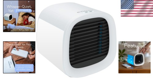 evaCHILL Portable Air Conditioner - Compact Evaporative Cooler for Desk & Car - Picture 2 of 9