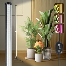 Standing Grow Lights for Indoor Plants with Timer, 3 Adjustable Modes Full