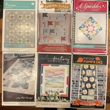 Set of 6, Fat Quarter Shop Quilting Patterns