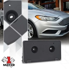 Front Bumper License Plate Mounting Bracket Tag Holder Kit for 19-20 Ford Fusion
