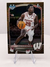 2025-26 Bowman Basketball John Blackwell 1st Bowman REPTILIAN REFRACTOR #BCP-78