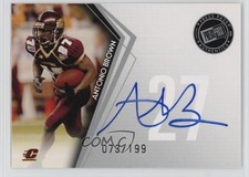 2010 Press Pass Signings Silver 73/199 Antonio Brown #PPS-AB Auto 1s9i