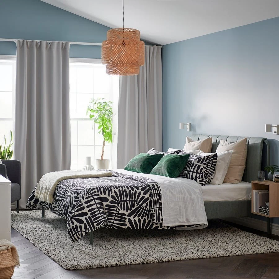 Ikea Bettwäsche Bettbezug & Kissenbezug MAJSMOTT Bettdecken-Set, Einzel, Doppel, König - Bild 4 von 4