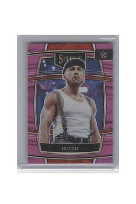 2022 Panini Select WWE #84 Butch Pink Prizms #/49 B6R4C115