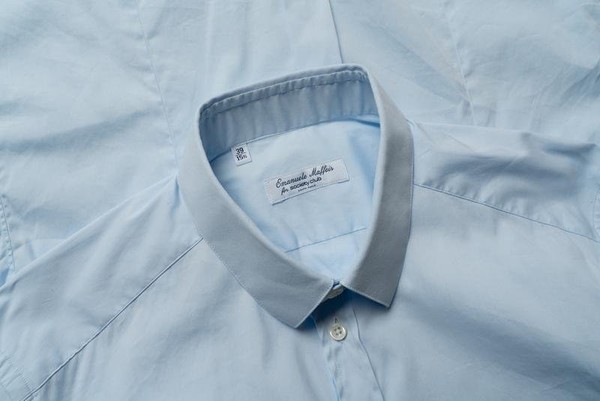 Men Kiton Shirt Blue Cotton 38 / M / 46