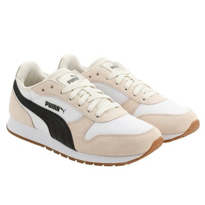 Puma Women's Jogger Sneaker Running Walking Athletic Shoes Lace Up Cream/Green
