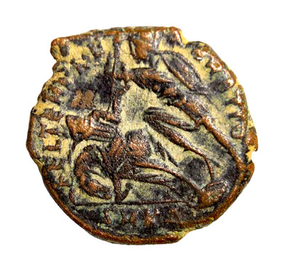 Constantius Gallus Centenionalis Cyzicus Fallen Horseman 351 355 AD Authentic