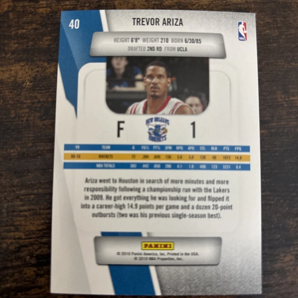 2010-11 Trevor Ariza Panini Prestige #40 - Image 2 of 2