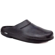 OOFOS OOcloog Clog Black Slip On Comfort Shoes Men's Size 12