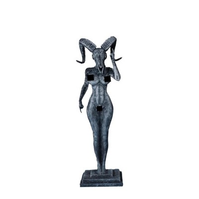 As above so below   Eclipse of Self   Goat Skull Siren | Sculpture