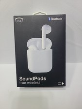 iHip Bluetooth SoundPods True Wireless Earbuds White  NEW 