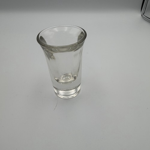 Hazel Atlas Shot Glass Thick Clear Heavy 3”