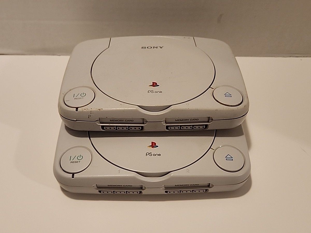 Lot Of 2 Sony PlayStation 1 PS1 One Smil Mini Console (NOT TESTED