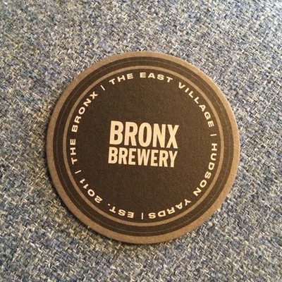Bronx Brauerei Bronx Ostdorf Hudson Yards Bierdeckel Neu