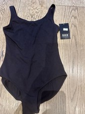 Bloch Wide Strap leotard, Black size 8-10