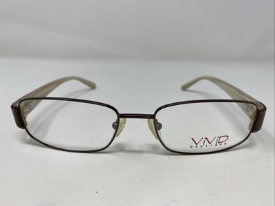 Vivid Boutique 5007 37 53-17-135 Brown Metal Full Rim Eyeglasses Frame K872