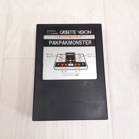 Epoch Cassette Vision Console System with Pak Pak Monster game & AC Adapter