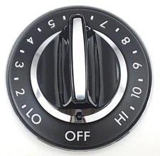 Surface Burner D-STYLE Knob for Jenn Air, AP4290230, PS2201285, Y700854