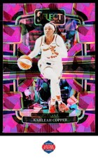 2024 Panini Select WNBA #21 Kahleah Copper Prizms Pink Ice