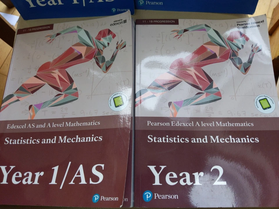 Pearson Edexcel A Level 4 Books: Year 1&2 Pure Maths, Statistics & Mechanics - Image 3 of 3
