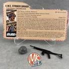1985 GI JOE 3.75” - CRANKCASE (V1 / S4) - HELMET, RIFLE & FILECARD - AWE STRIKER