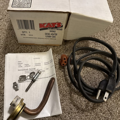 #ad #ad KAT#x27;s by Five Star 1250 Watt Freeze Plug Diesel Heater 30502 $74.99