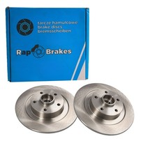 2x RAP BRAKES BREMSSCHEIBEN 300mm VOLL HINTEN passend für RENAULT LAGUNA LATITUD