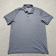 Travis Mathew Golf Polo Shirt Mens XL Blue Performance Stretch Casual