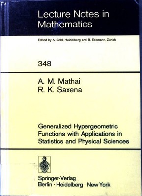 Generalized hypergeometric functions with applications in statistics and physica
