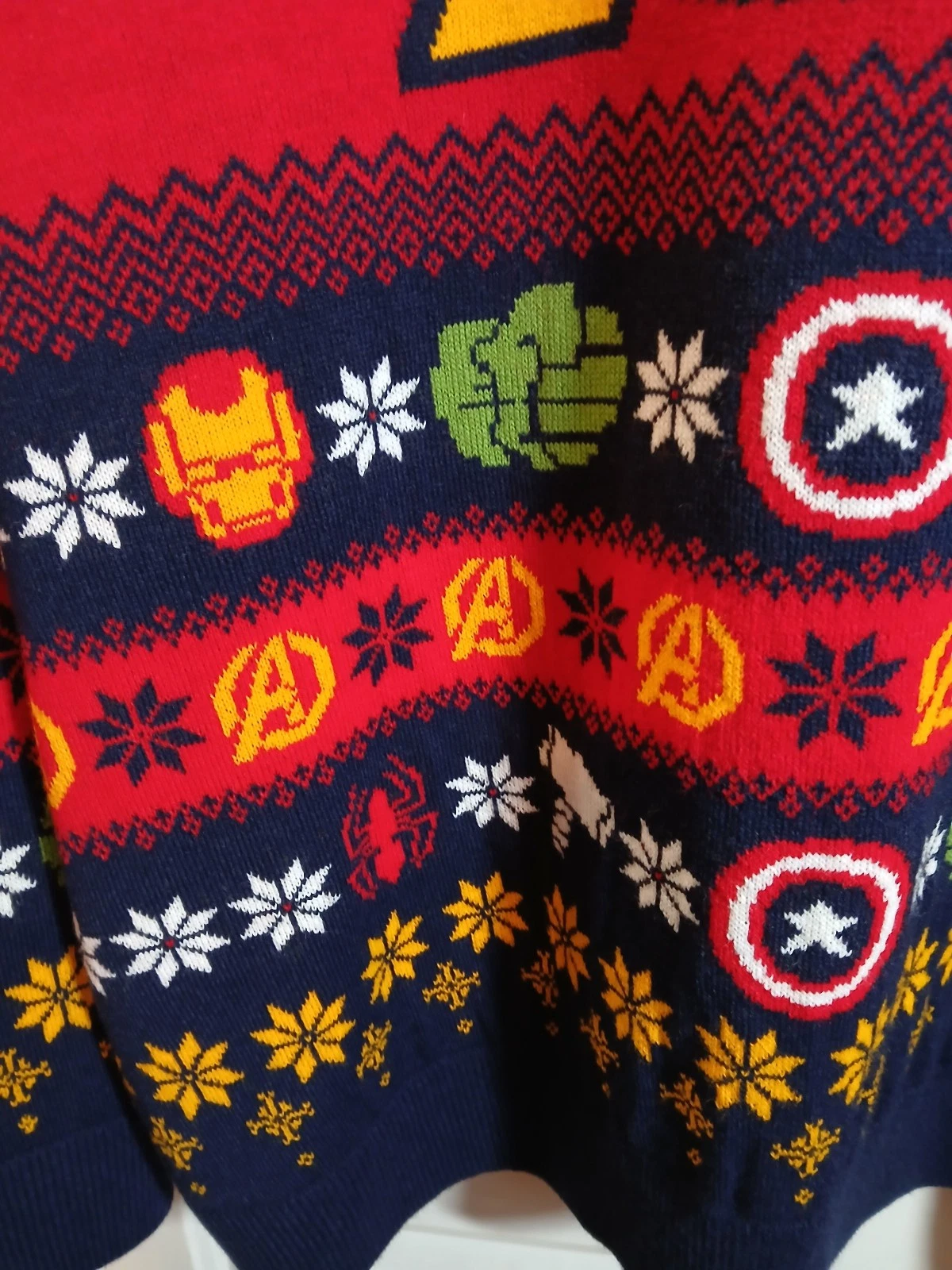 Men’s Marvel Adventers Ugly Christmas Sweater